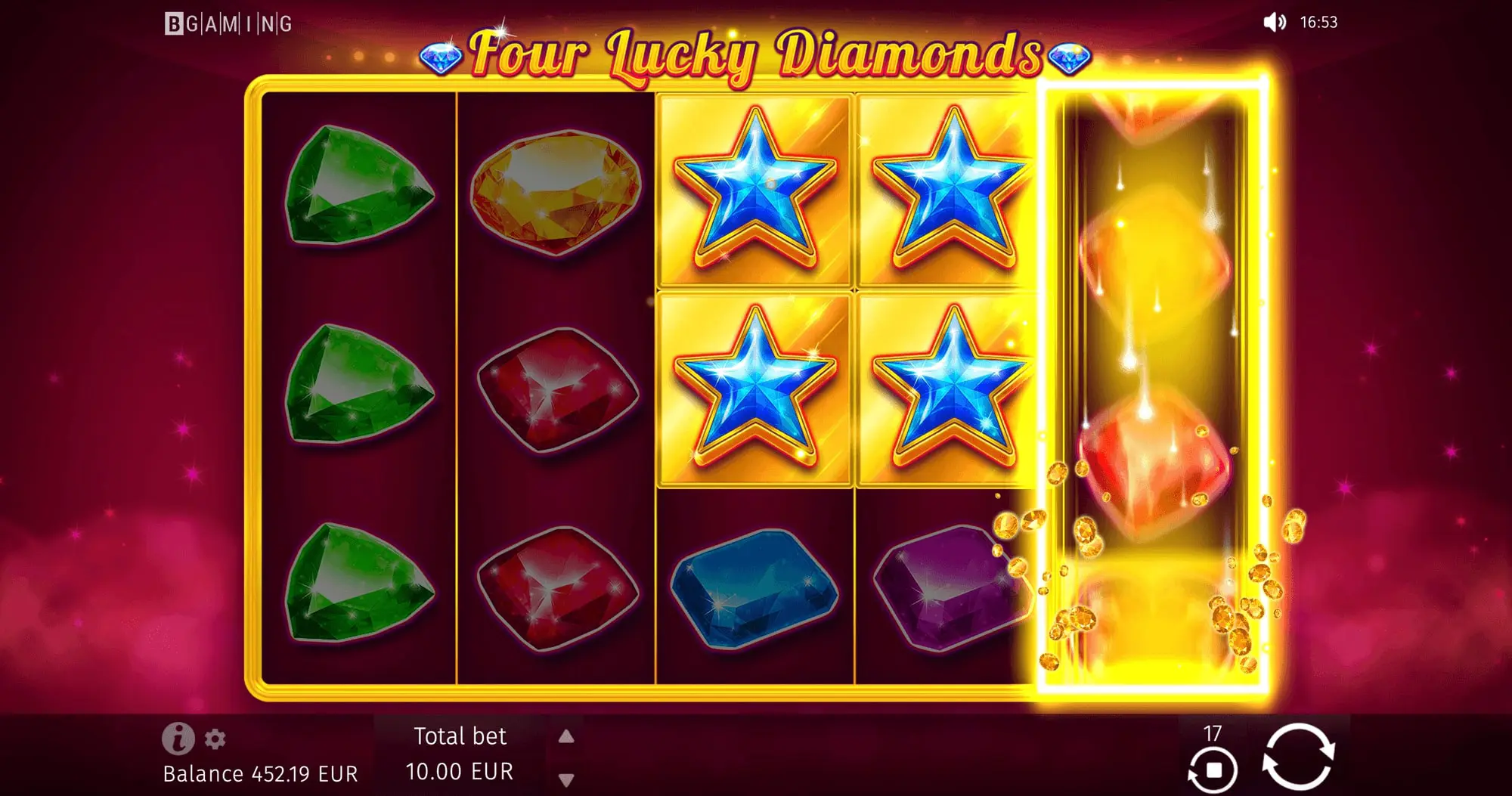 Four Lucky Diamonds