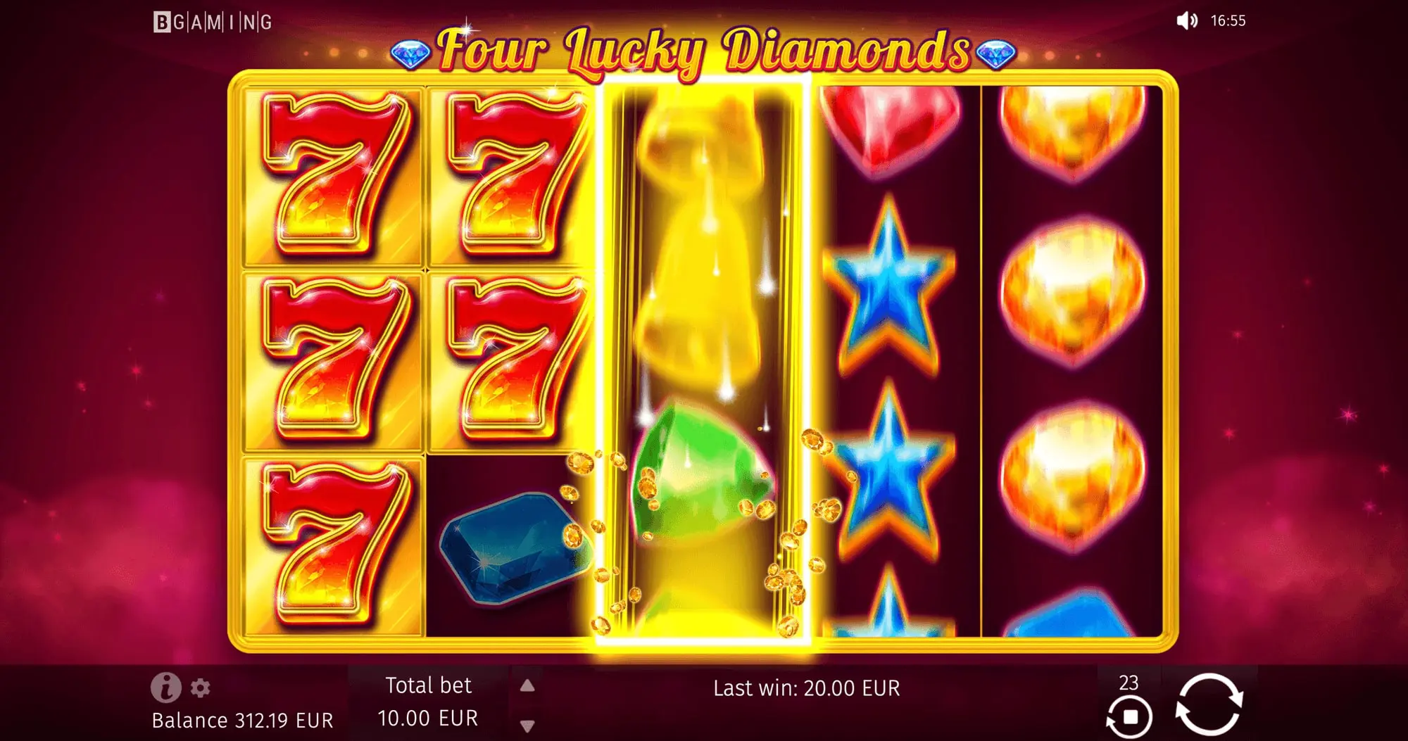 Four Lucky Diamonds