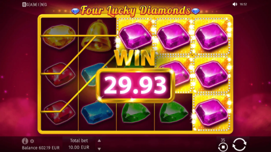 Four Lucky Diamonds
