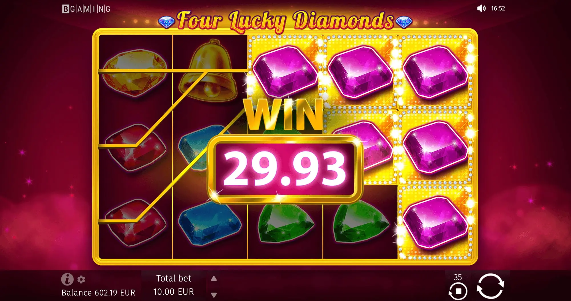 Four Lucky Diamonds