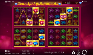 Four Lucky Diamonds