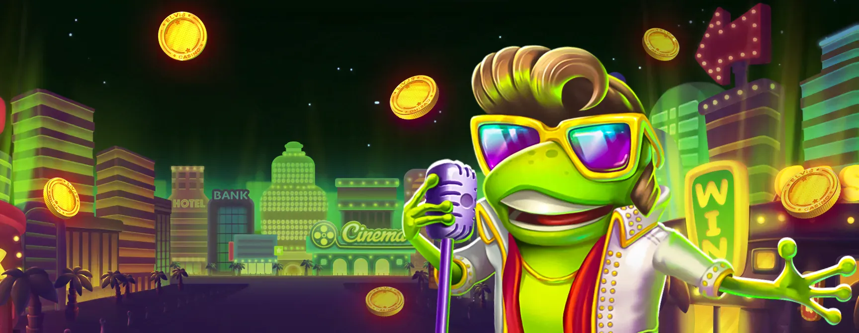 Elvis Frog in Vegas