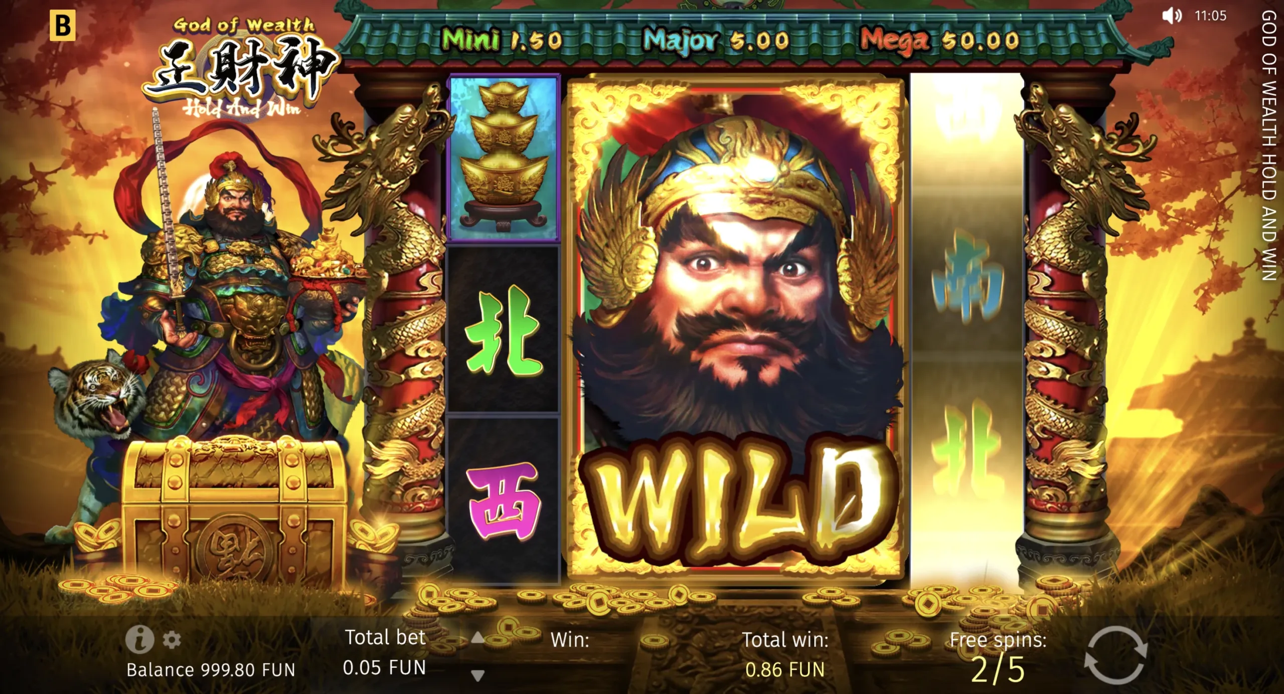 God of Wealth Hold And Win