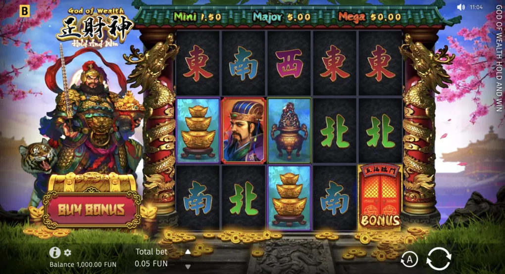 God of Wealth Hold And Win