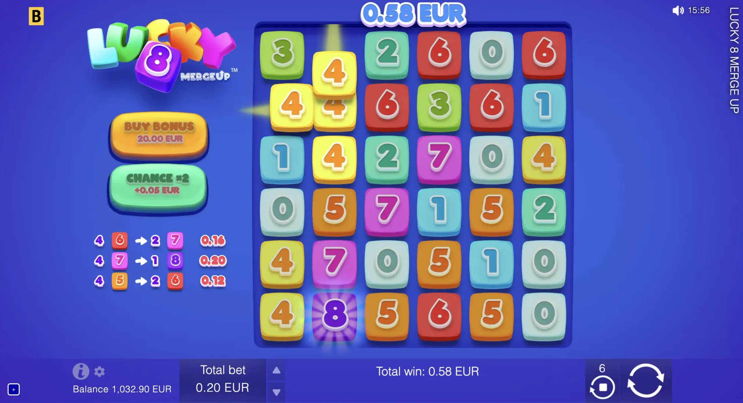 Lucky 8 Merge Up™