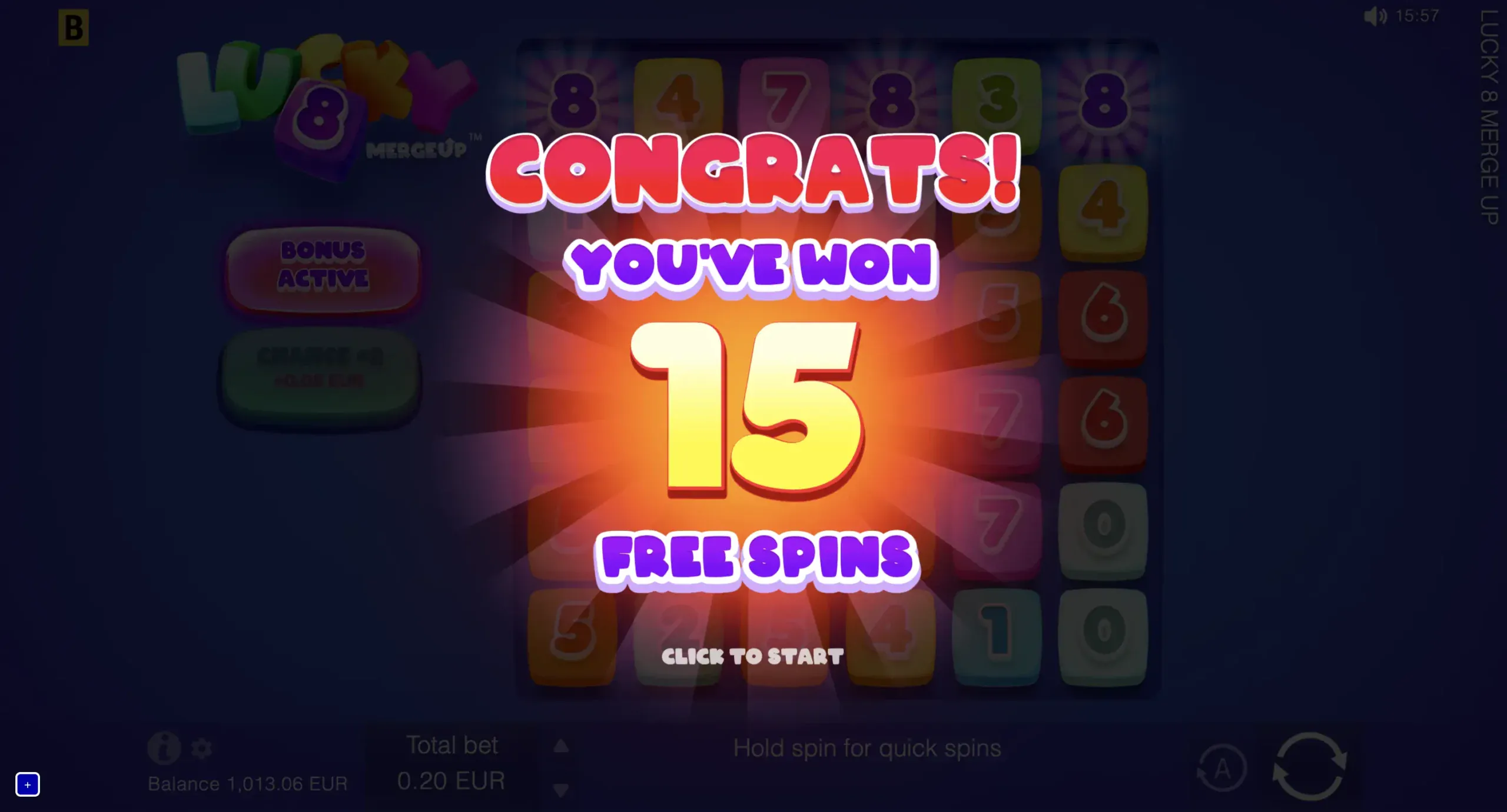 Lucky 8 Merge Up™