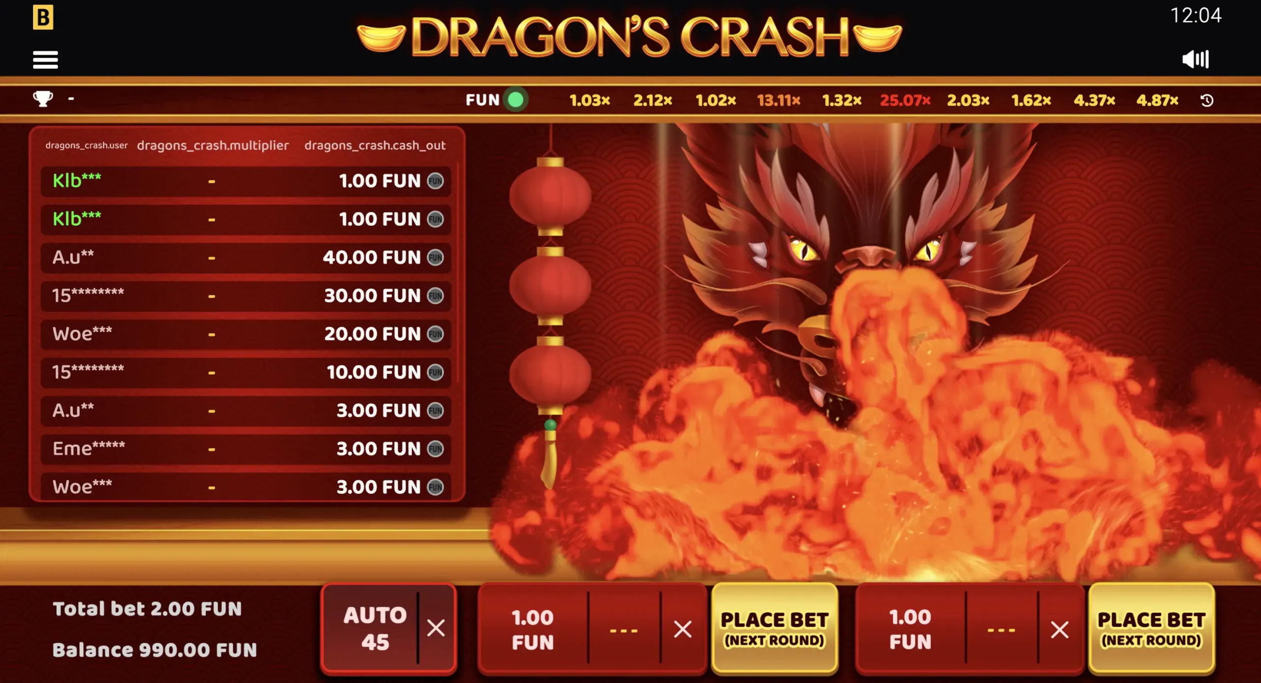 Dragon’s Crash