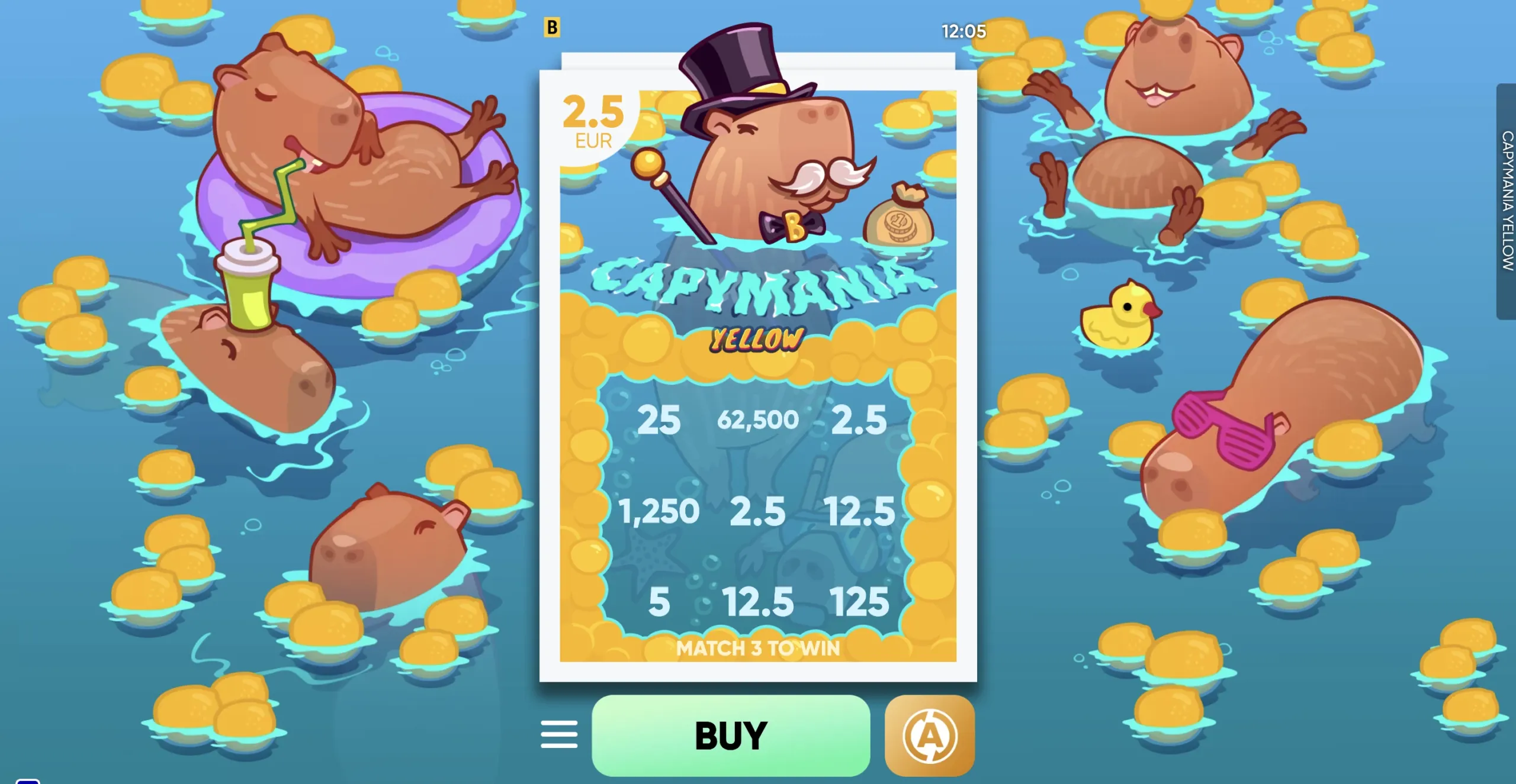 Capymania Yellow