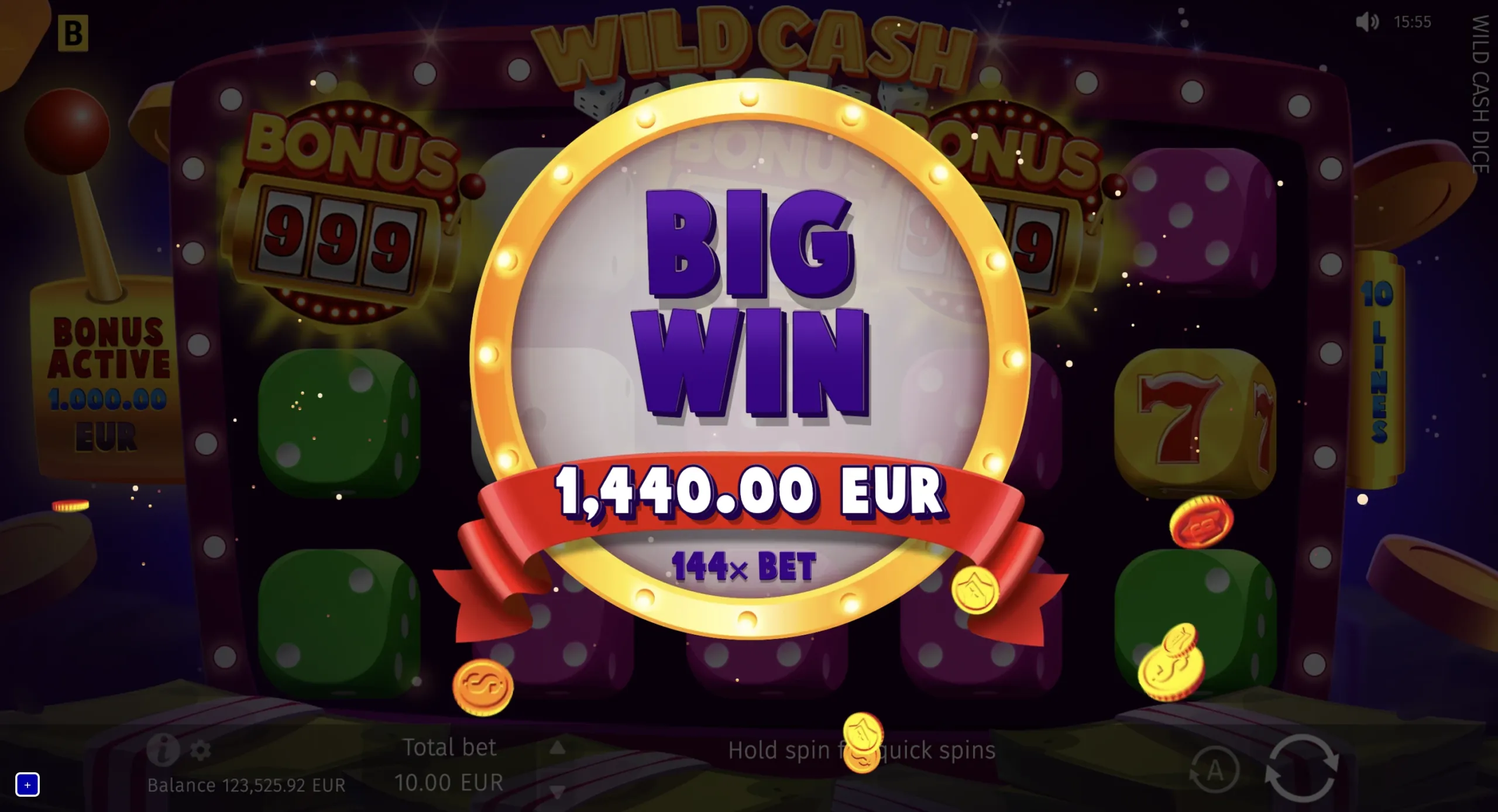 Wild Cash Dice