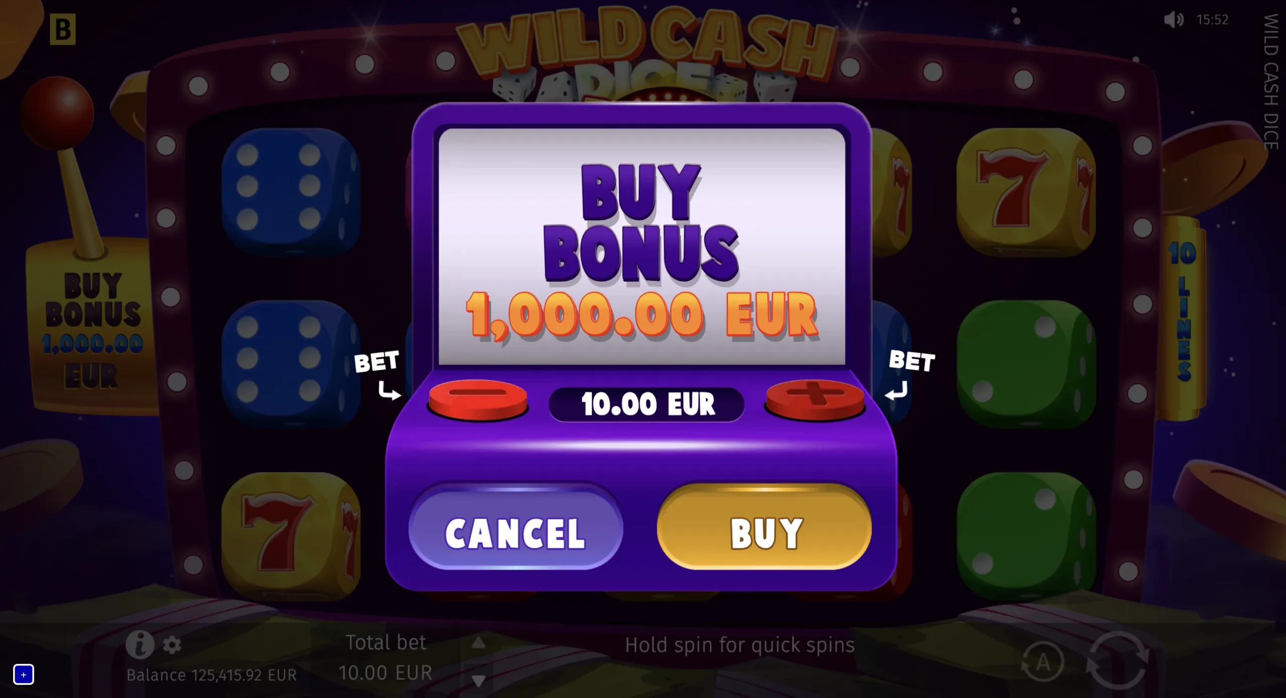 Wild Cash Dice