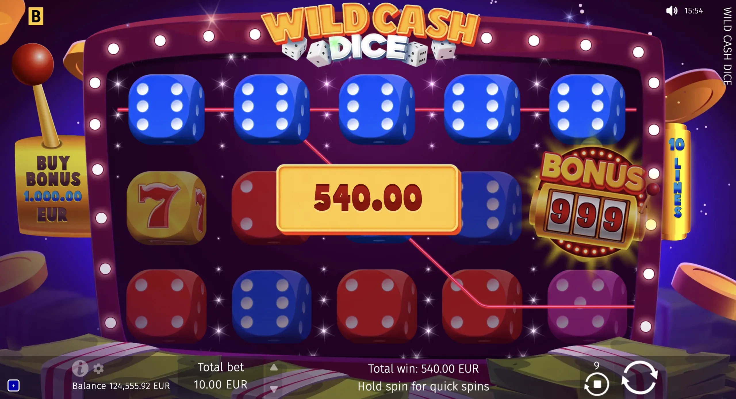 Wild Cash Dice