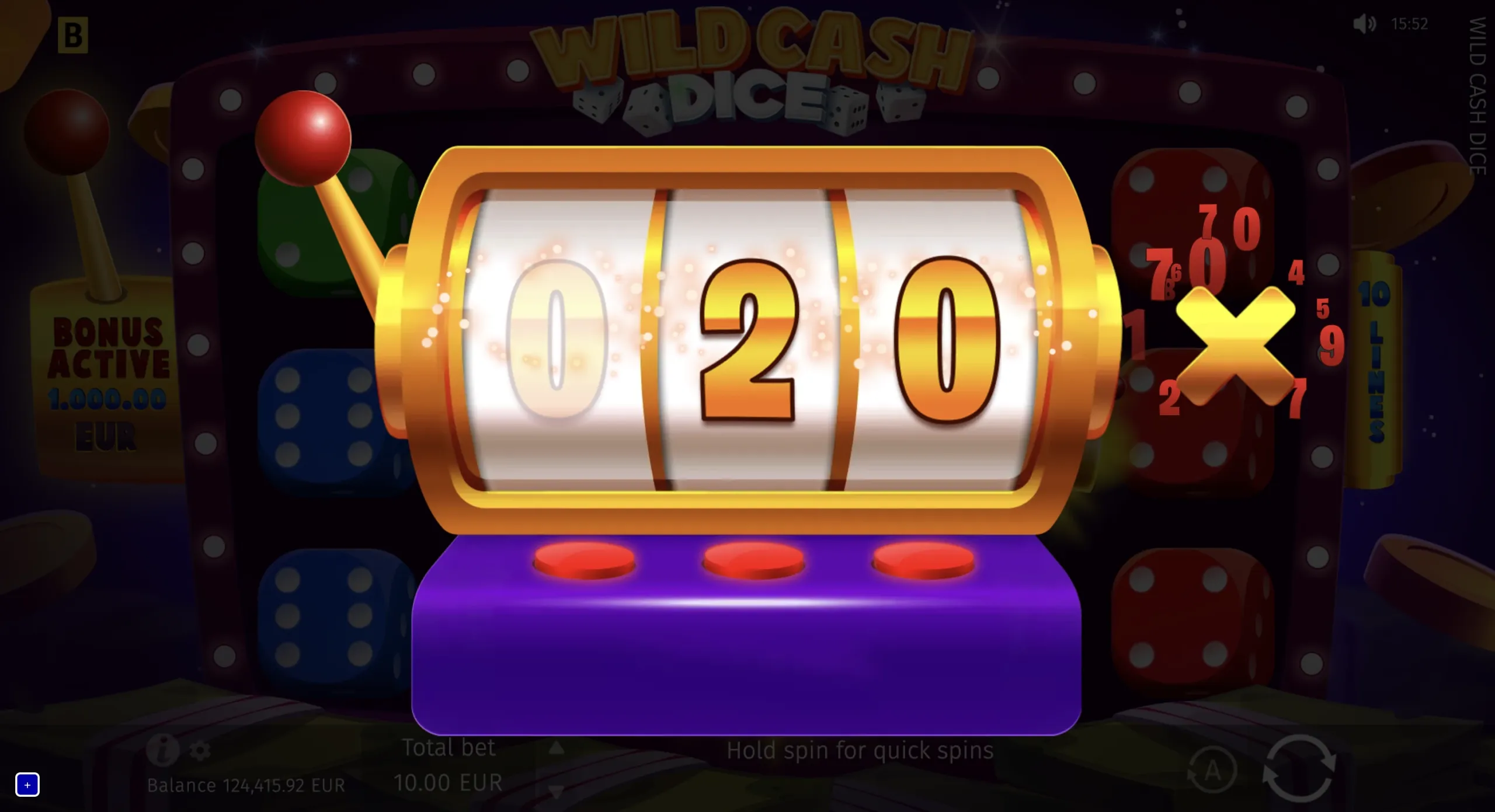 Wild Cash Dice