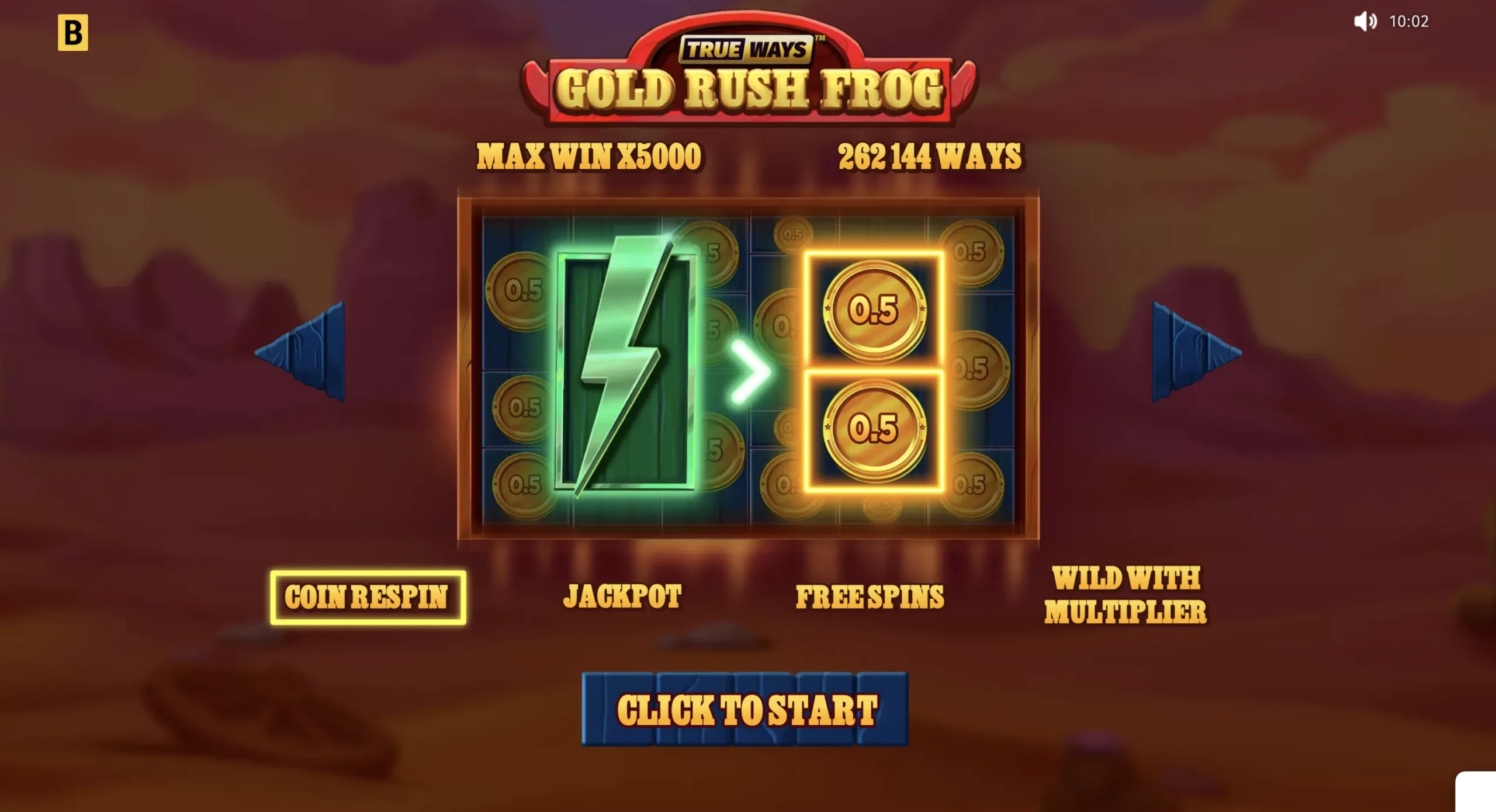 Gold Rush Frog