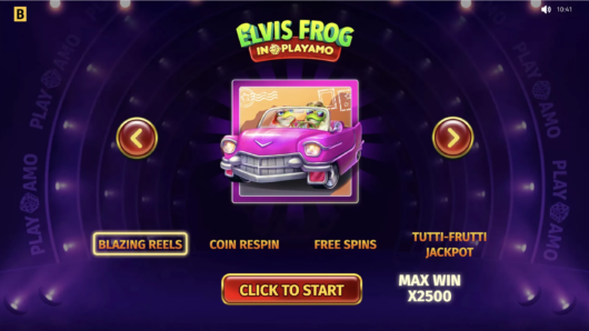 Elvis Frog In PlayAmo