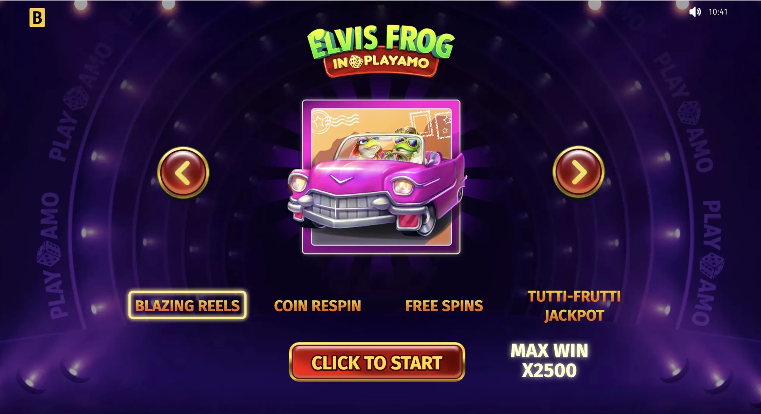 Elvis Frog In PlayAmo