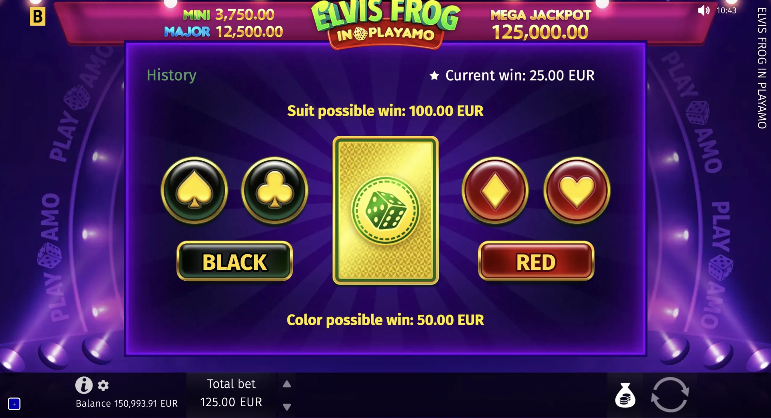 Elvis Frog In PlayAmo
