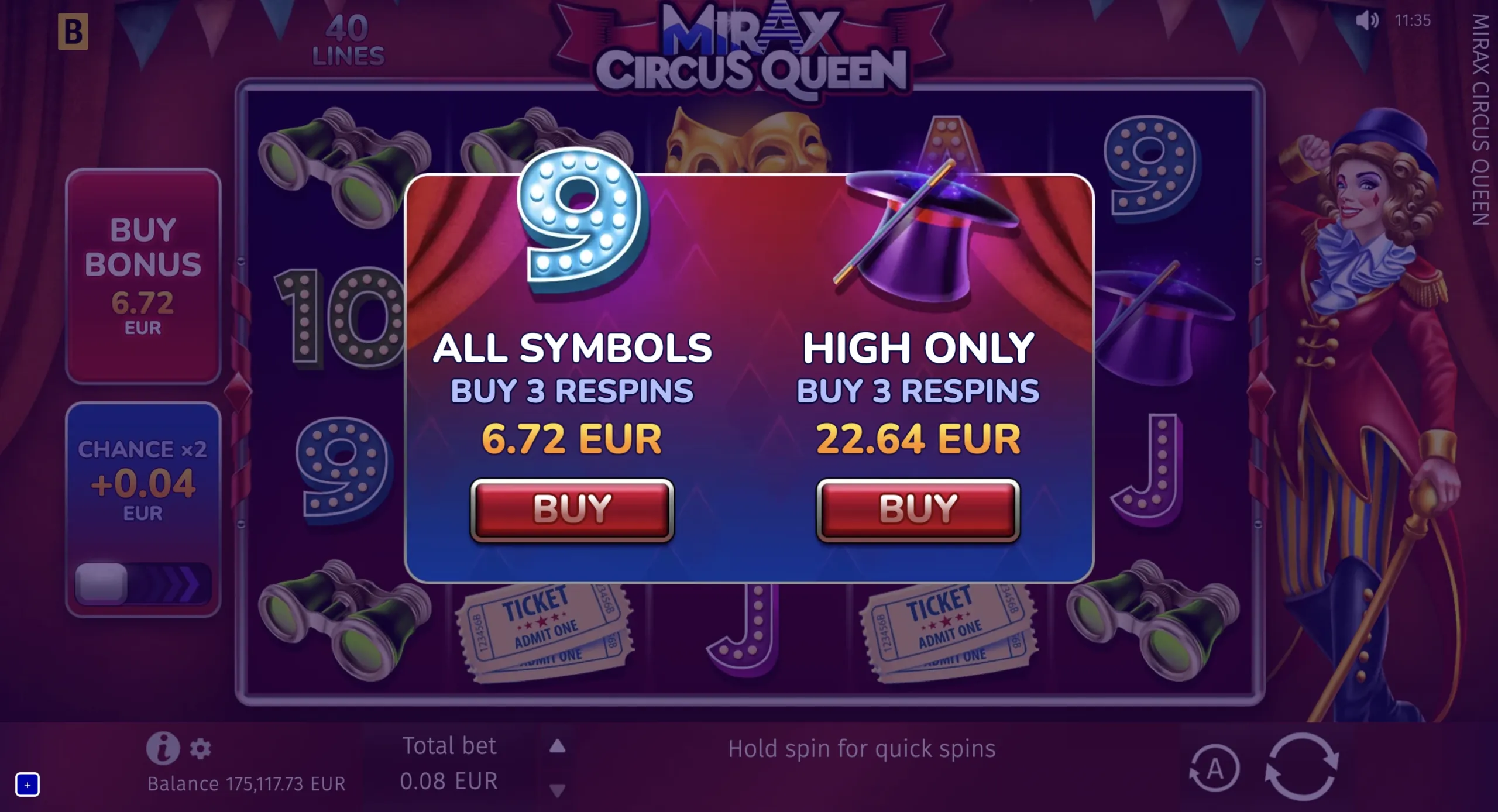 Mirax Circus Queen