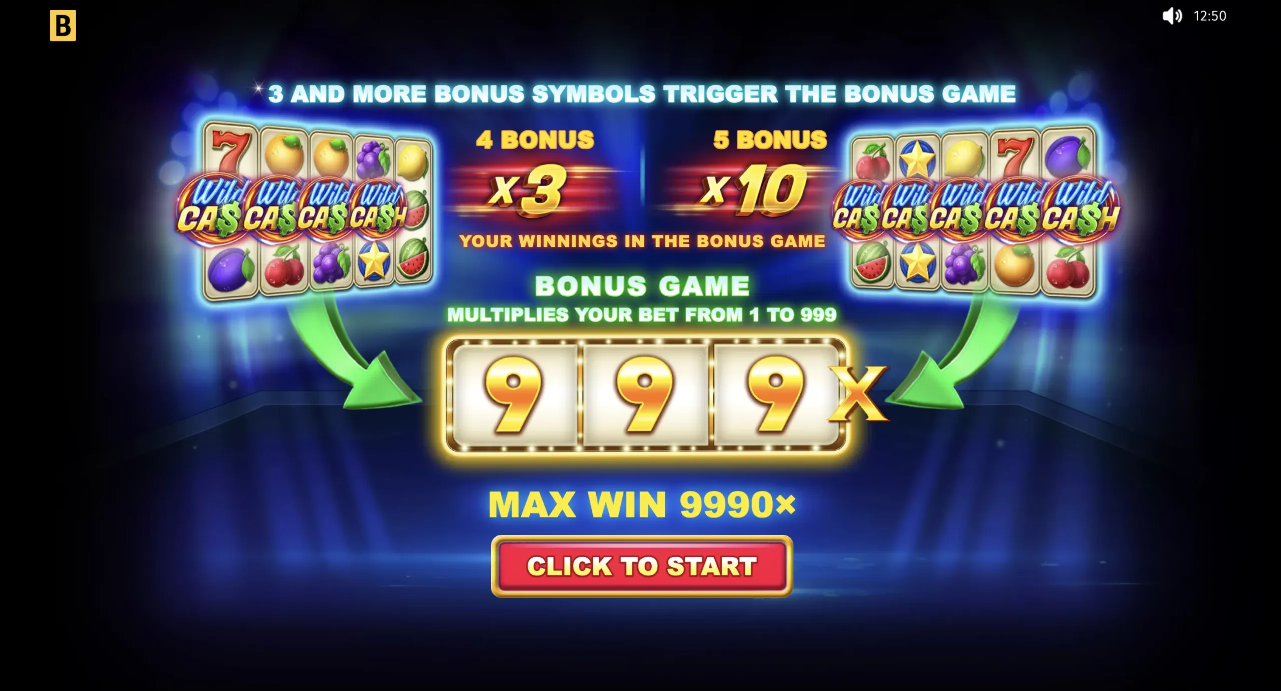 Wild Cash x9990