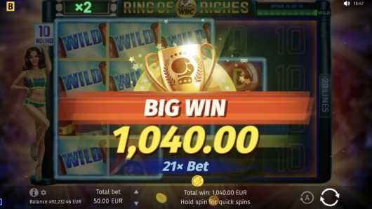 WBC Ring Of Riches