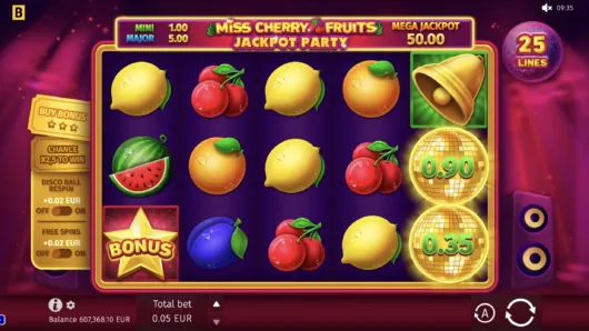 Miss Cherry Fruits Jackpot Party