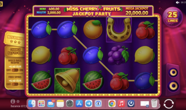 Miss Cherry Fruits Jackpot Party