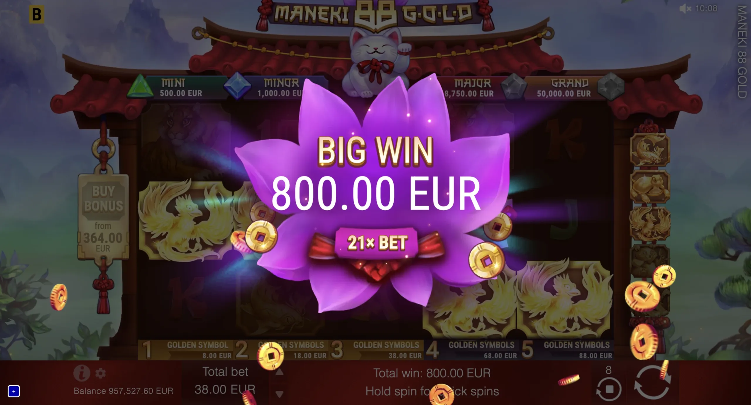 Maneki 88 Gold