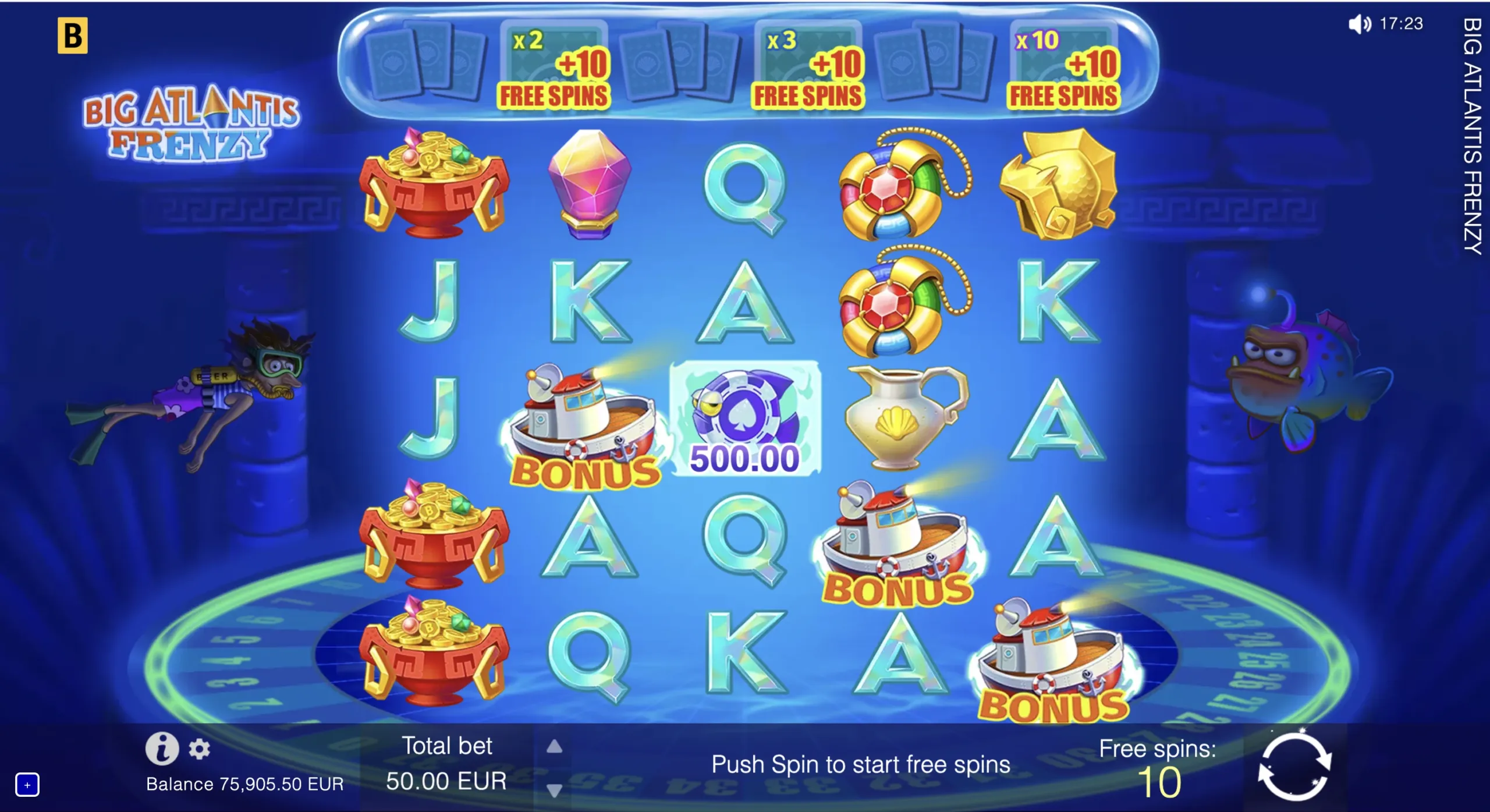 Big Atlantis Frenzy