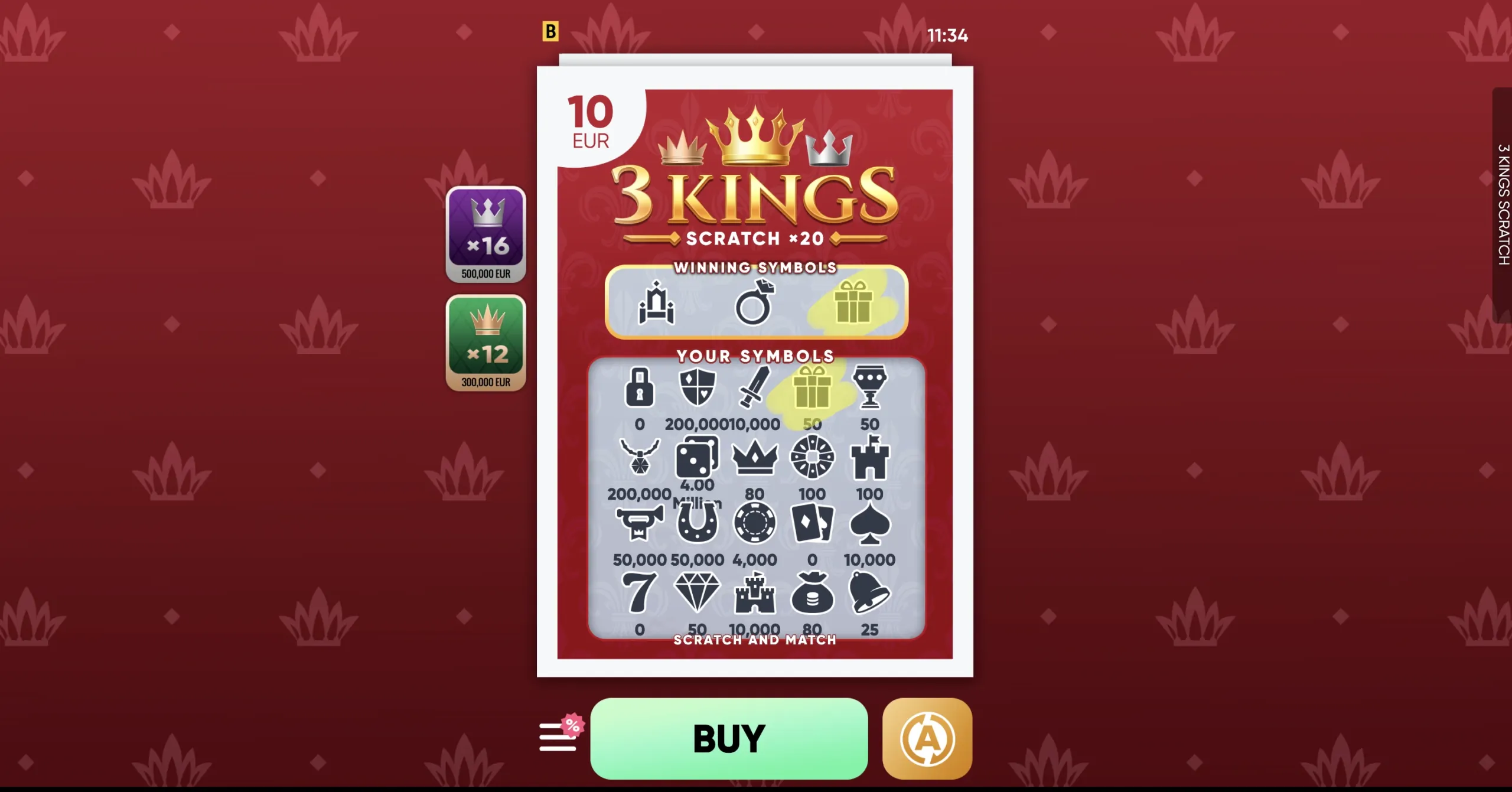 3 Kings Scratch