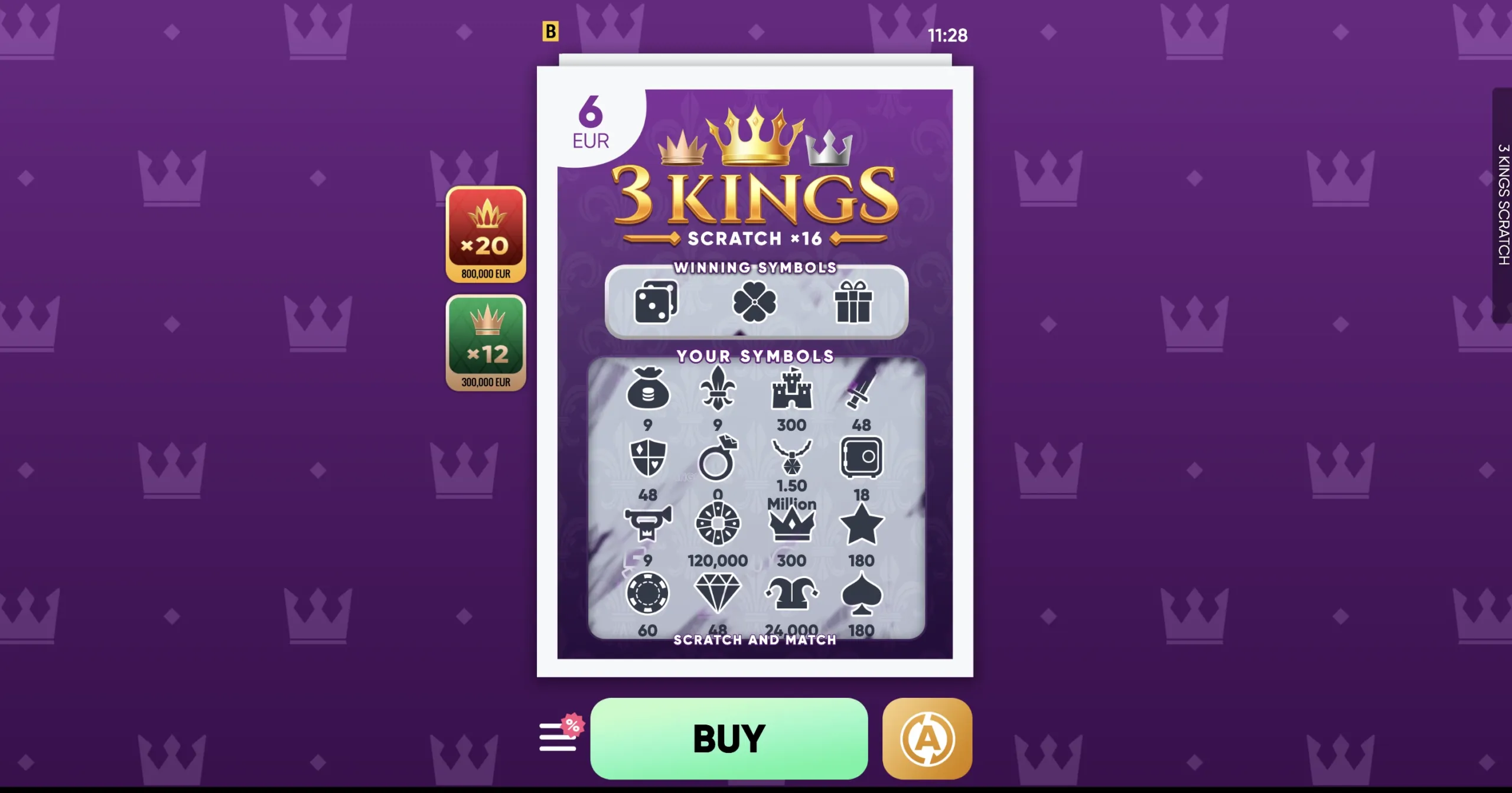 3 Kings Scratch