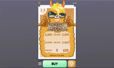 Scratch Alpaca Gold