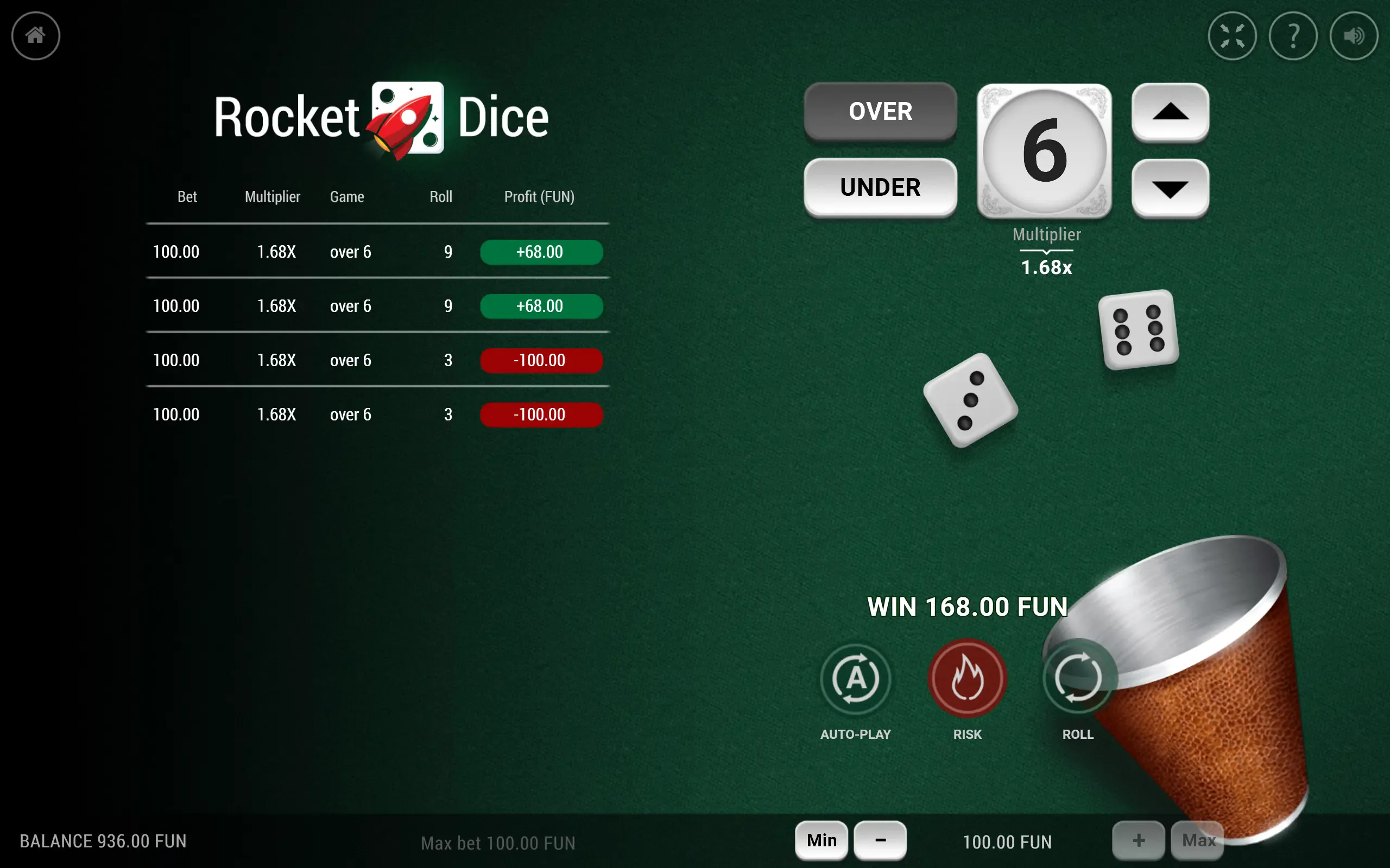Rocket Dice