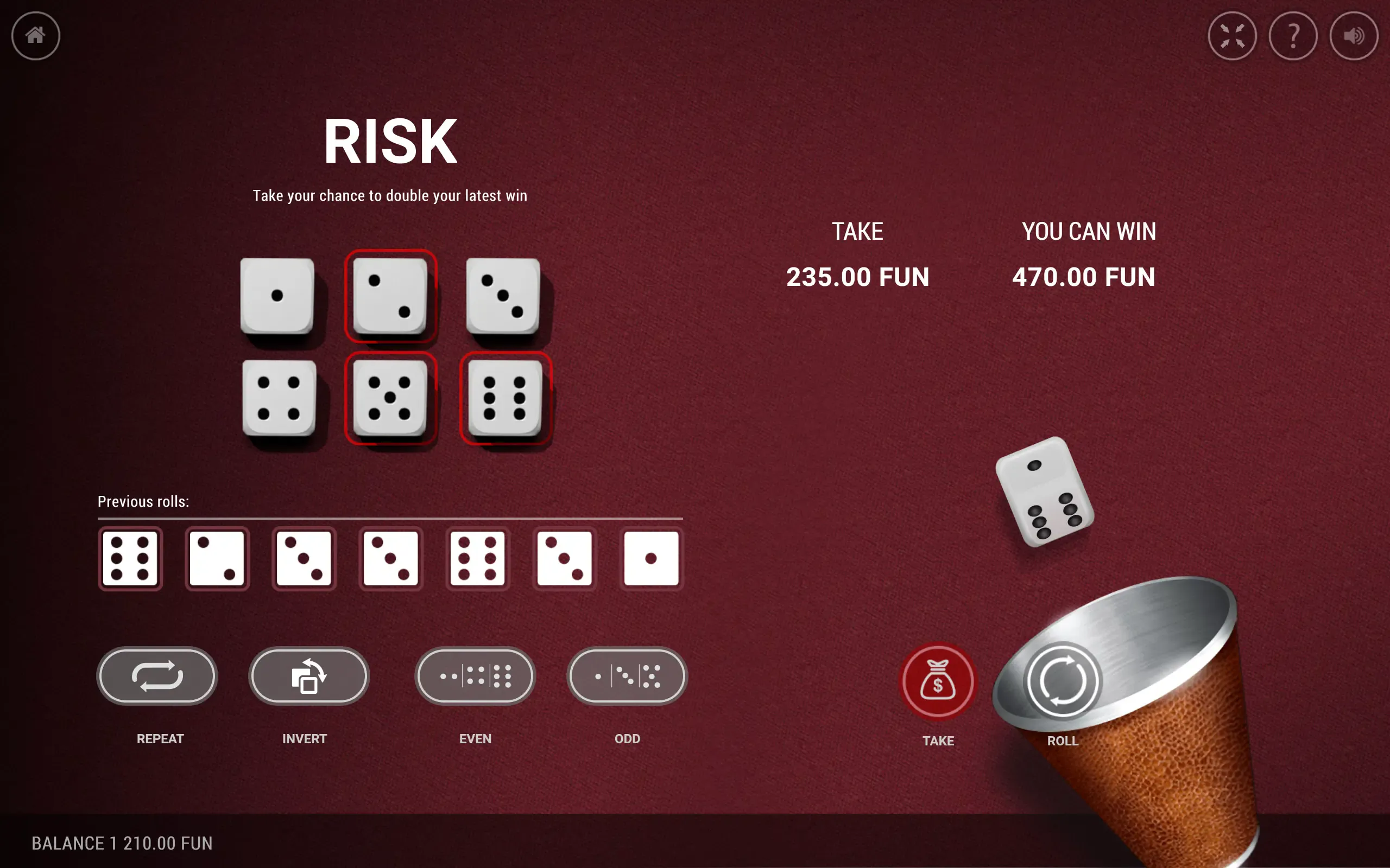 Rocket Dice