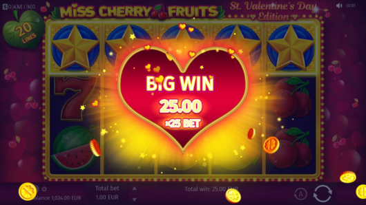 Miss Cherry Fruits St.Valentines