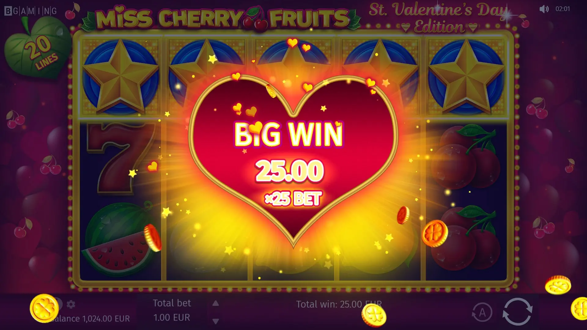 Miss Cherry Fruits St.Valentines