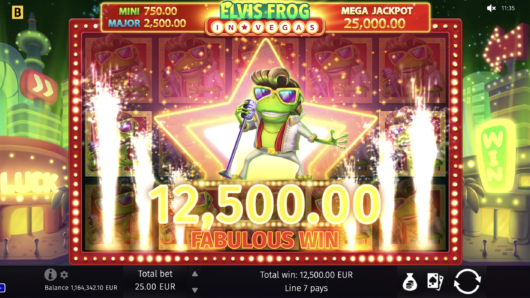 Elvis Frog in Vegas