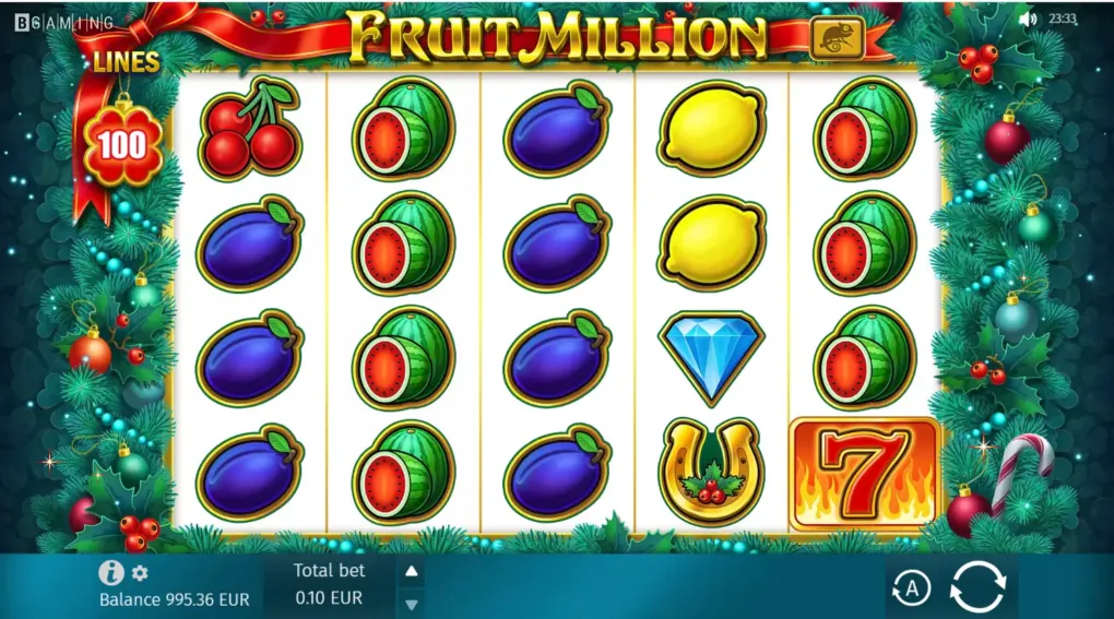 Fruit Million  X-mas