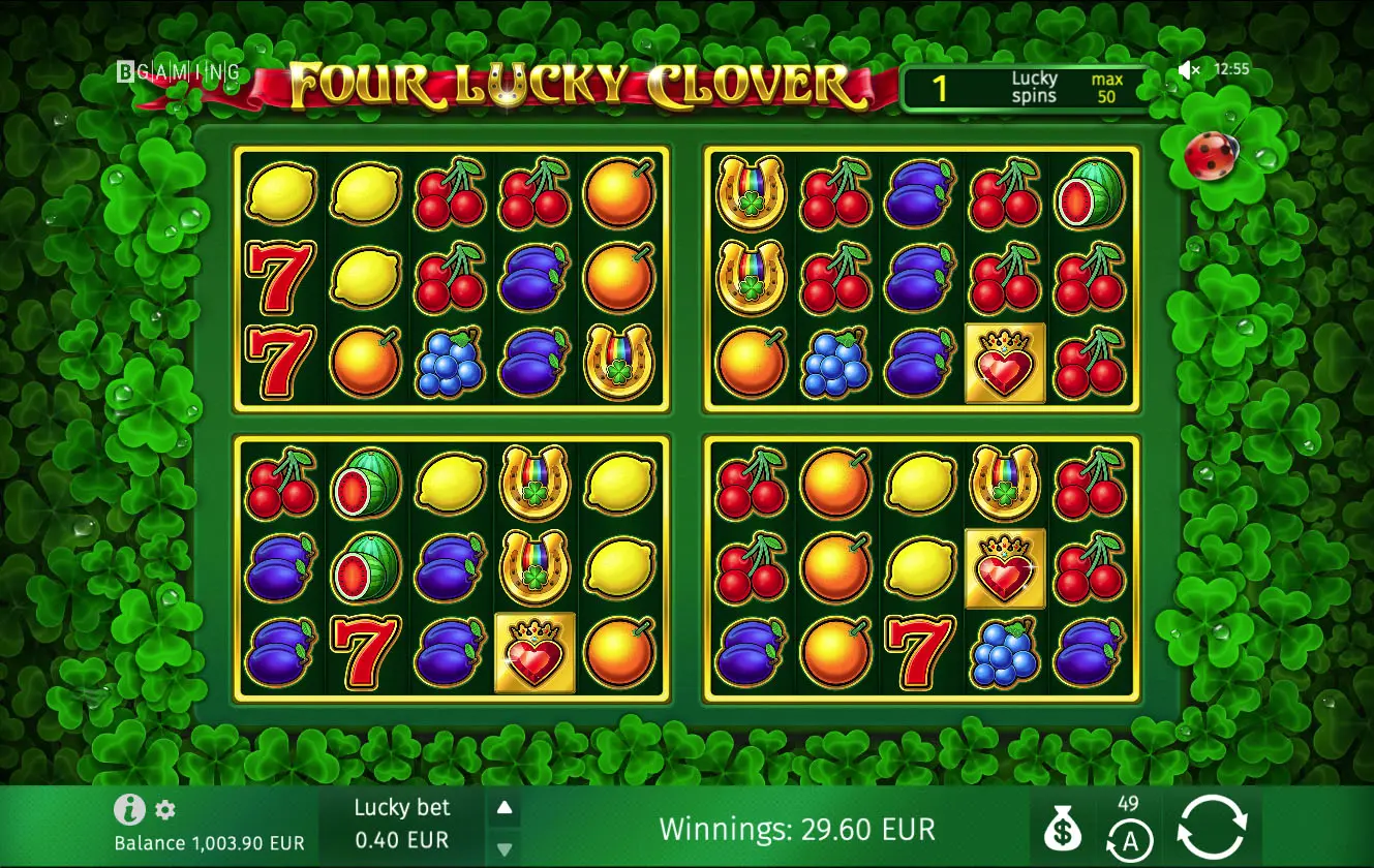 Four Lucky Clover