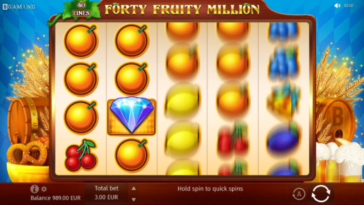 Forty Fruity Million