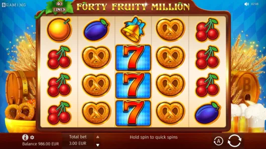 Forty Fruity Million