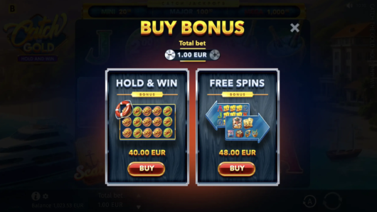 Catch the Gold Hold and Win