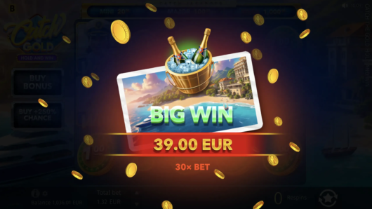 Catch the Gold Hold and Win
