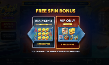 Catch the Gold Hold and Win