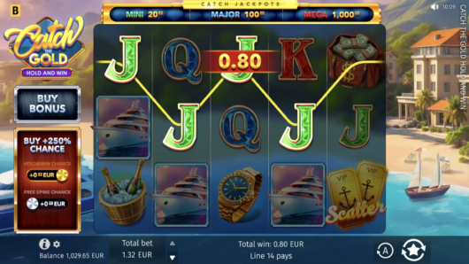 Catch the Gold Hold and Win