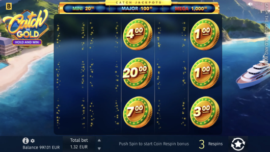 Catch the Gold Hold and Win