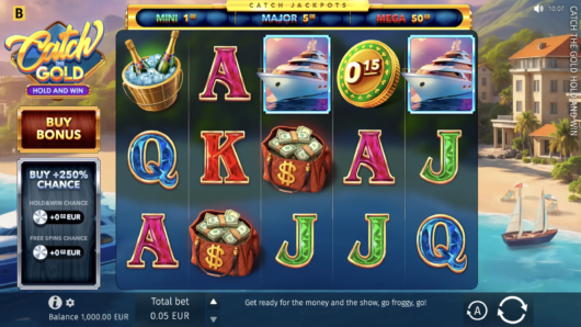 Catch the Gold Hold and Win