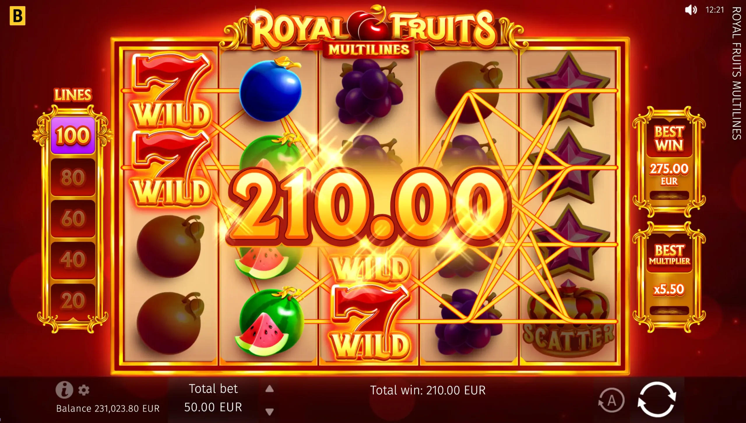 Royal Fruits MultiLines