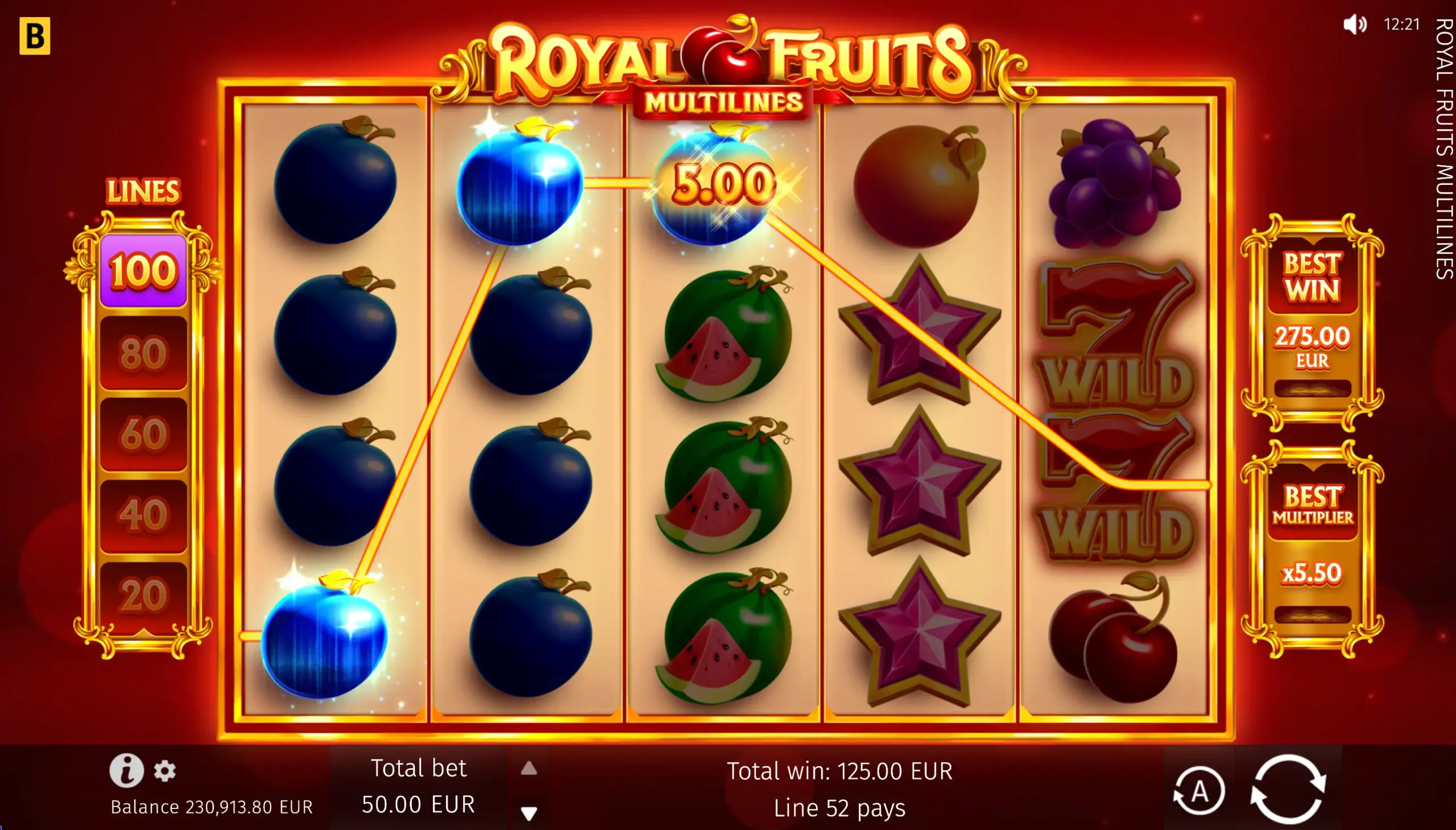 Royal Fruits MultiLines