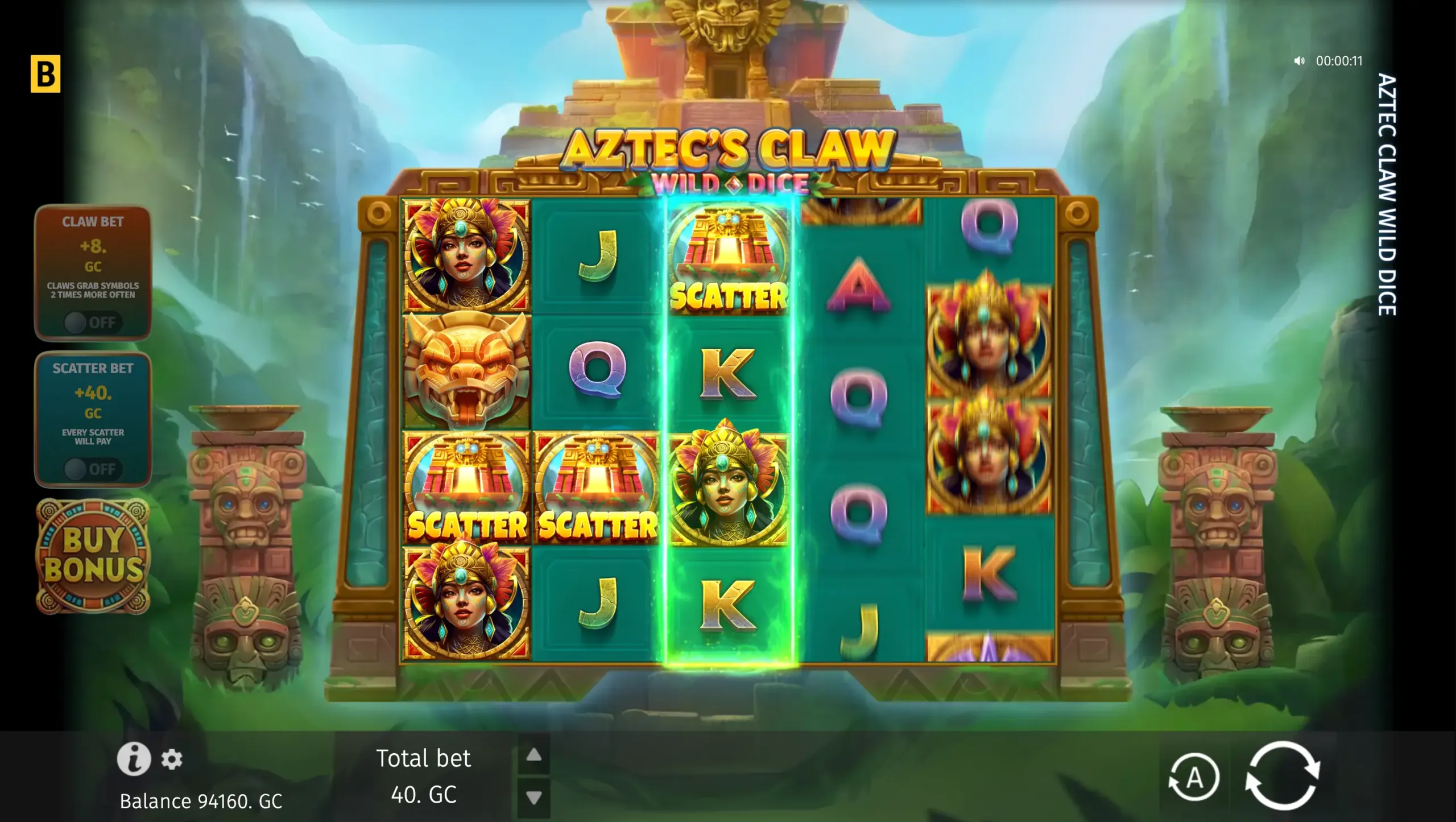 Aztec’s Claw Wild Dice