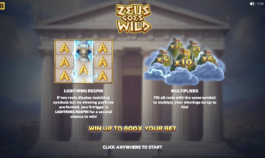 Zeus goes wild