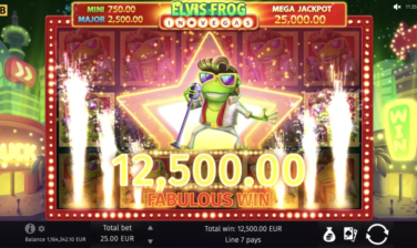 Elvis Frog in Vegas